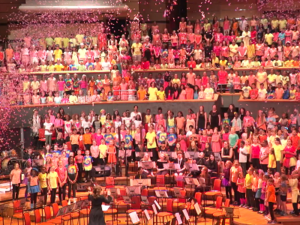 Picture of a music service concert put on by services for education