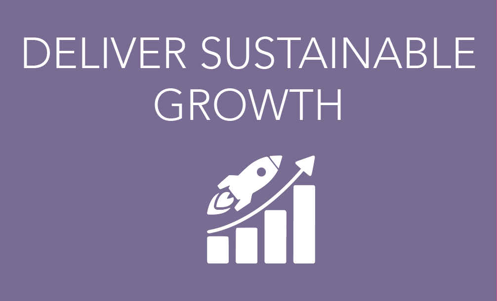 DELIVER SUSTAINABLE GROWTH