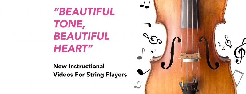 “Beautiful tone, beautiful heart” – New Instructional Videos For String Players - music service birmingham