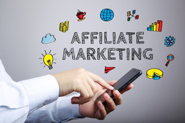 Affiliate Marketing Business Concept