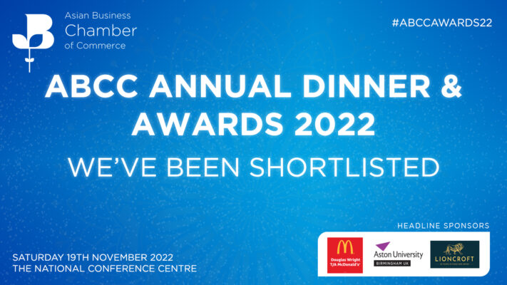 ABCC WE'VE BEEN SHORTLISTED