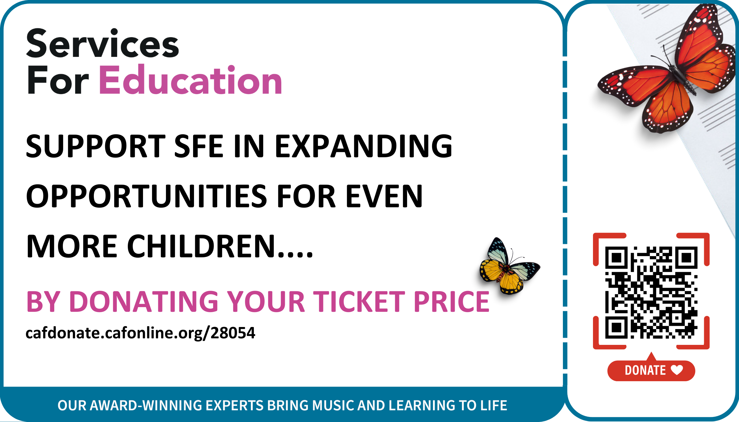 Donate the ticket price