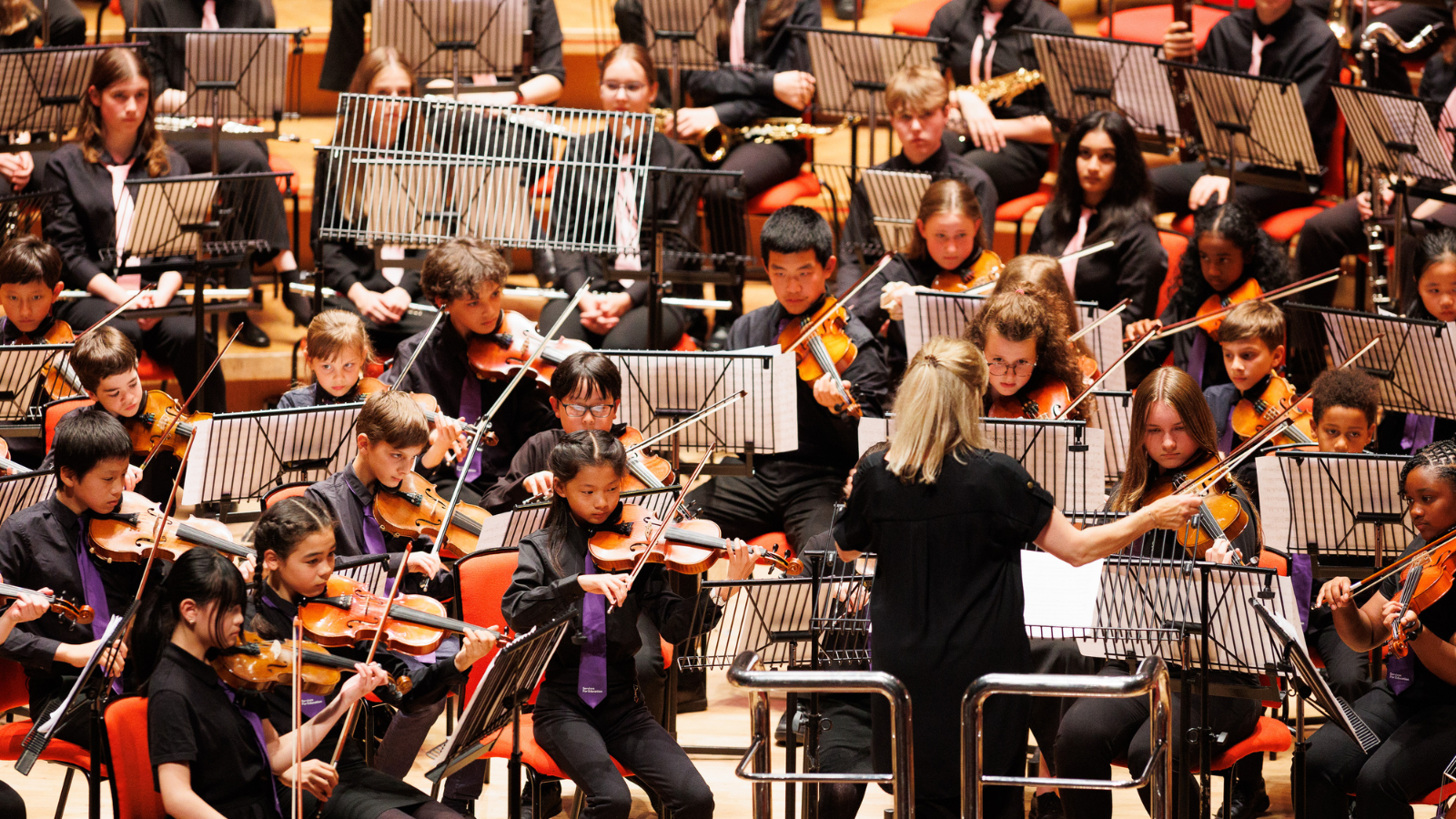 Services For Education's Symphony Orchestra, playing at Symphony Hall, Birmingham.